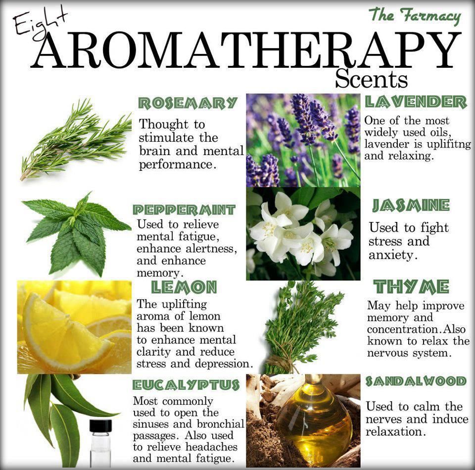 Aromatherapy scents heal aroma peppermint