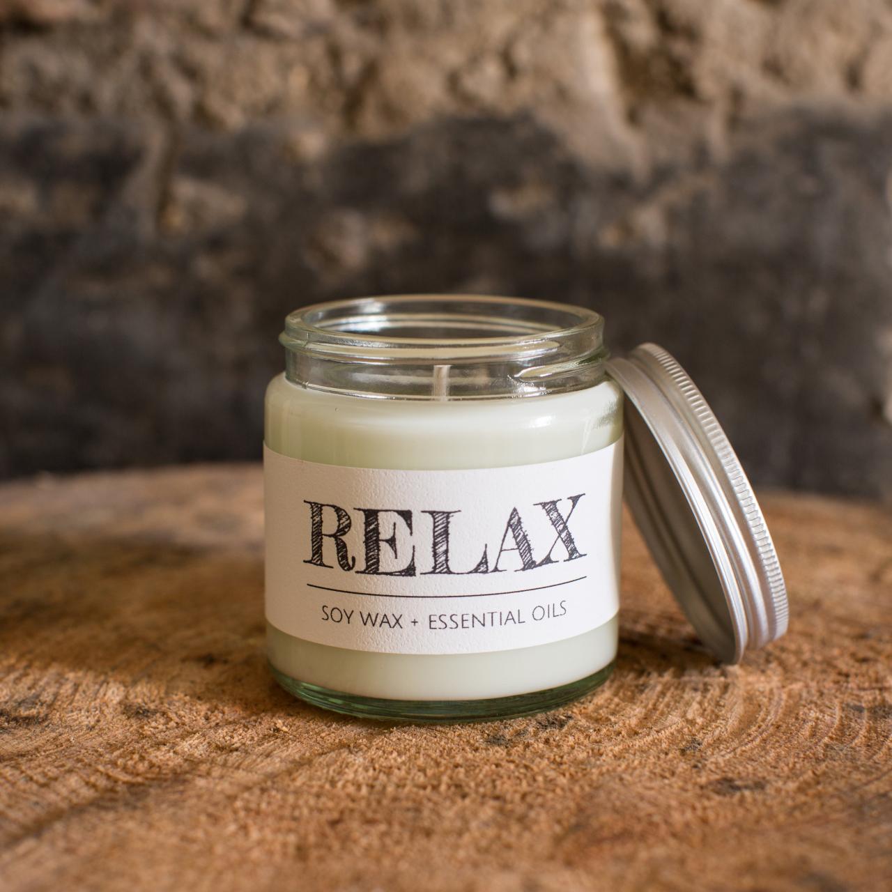 Candle aromatherapy relax candles
